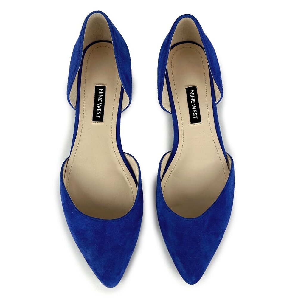 ❣️SOLD❣️ Nine West Starship D'Orsay Flat Leather Shoes
